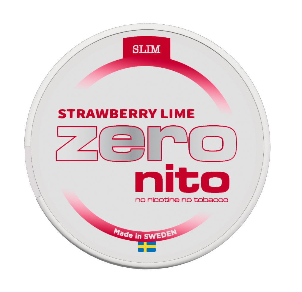 Zeronito Strawberry Lime Slim Nikotinfritt Snus