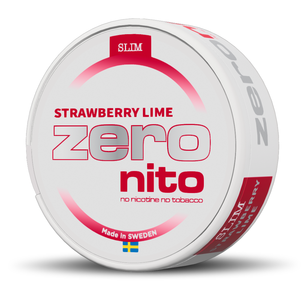 Zeronito Strawberry Lime Slim Nikotinfritt Snus