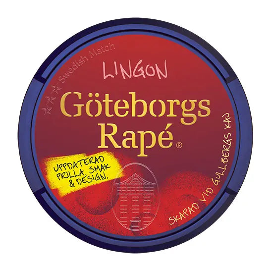 Göteborgs Rapé Lingon Vit Portion