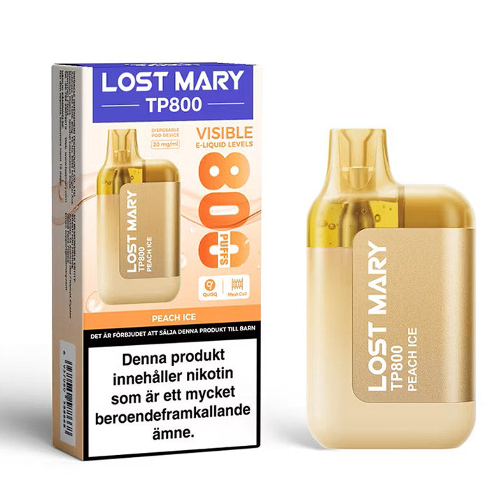 Lost Mary TP800 Peach Ice 20mg