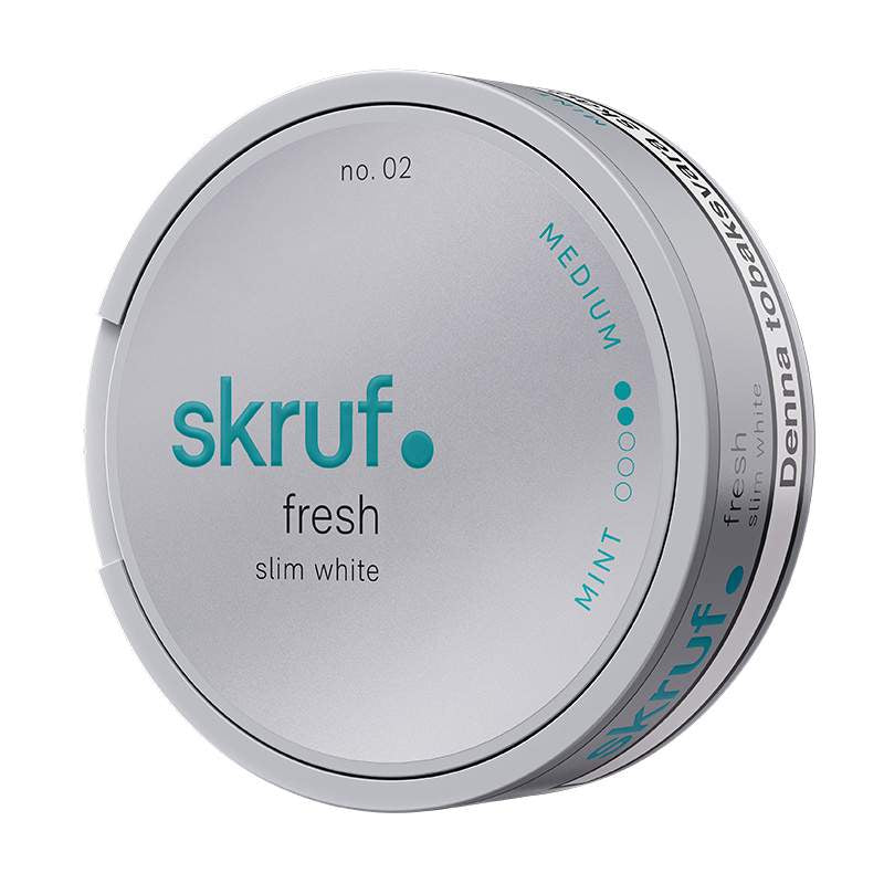 Skruf no 02 Slim Fresh White Portion