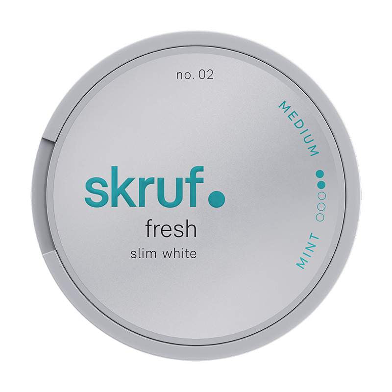 Skruf no 02 Slim Fresh White Portion