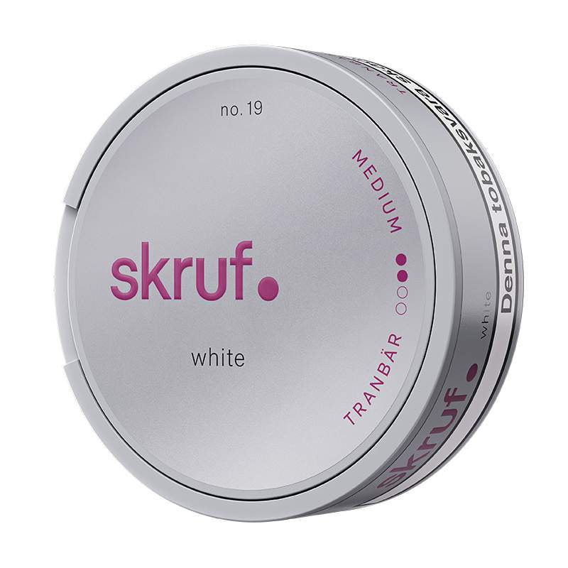 Skruf no 19 Tranbär White Portion