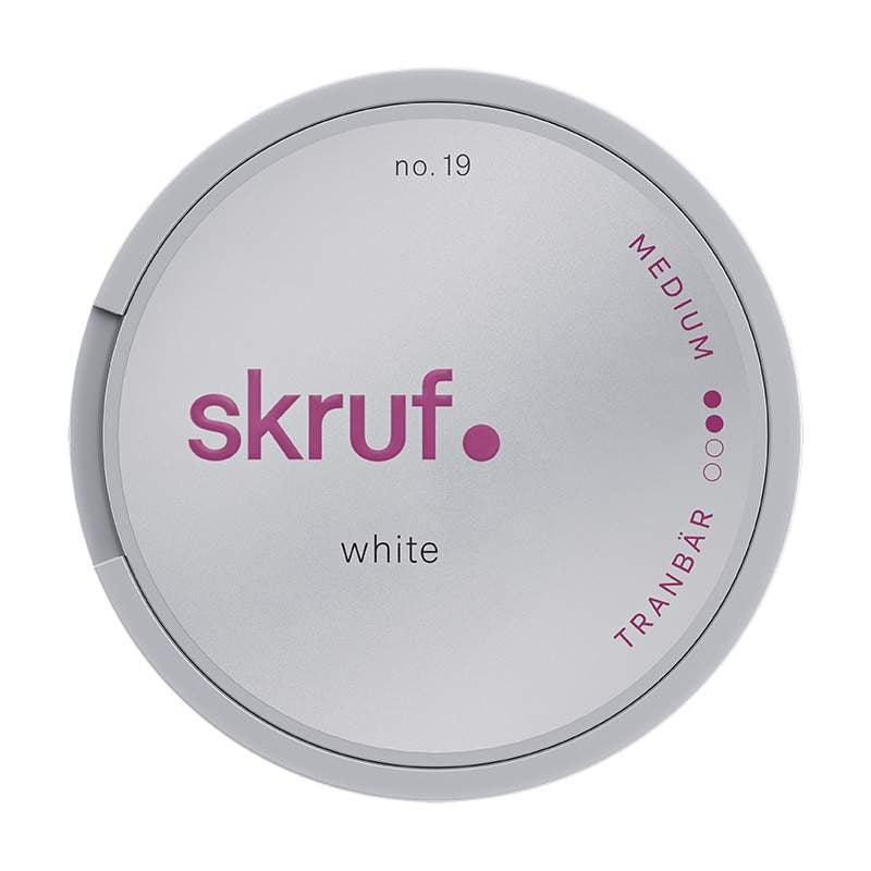 Skruf no 19 Tranbär White Portion