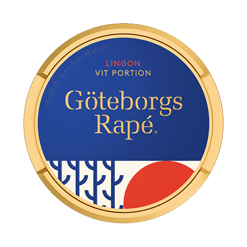 Göteborgs Rapé Lingon Vit Portion