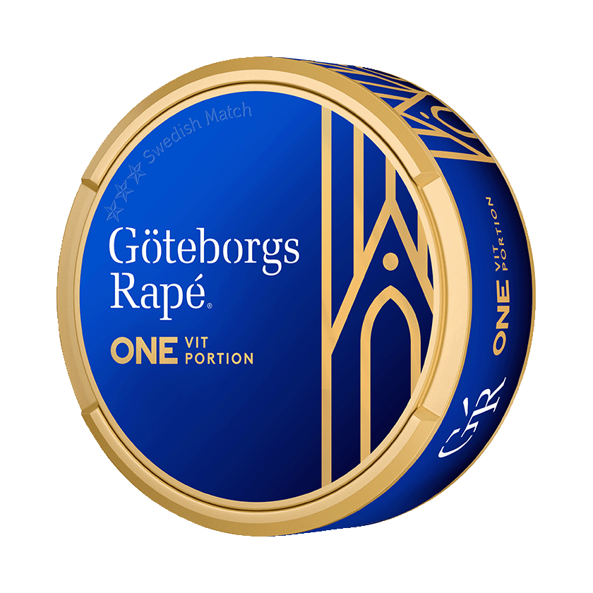 Göteborgs Rapé ONE Vit Portion