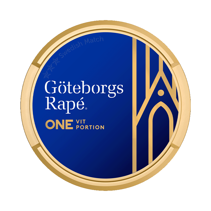 Göteborgs Rapé ONE Vit Portion