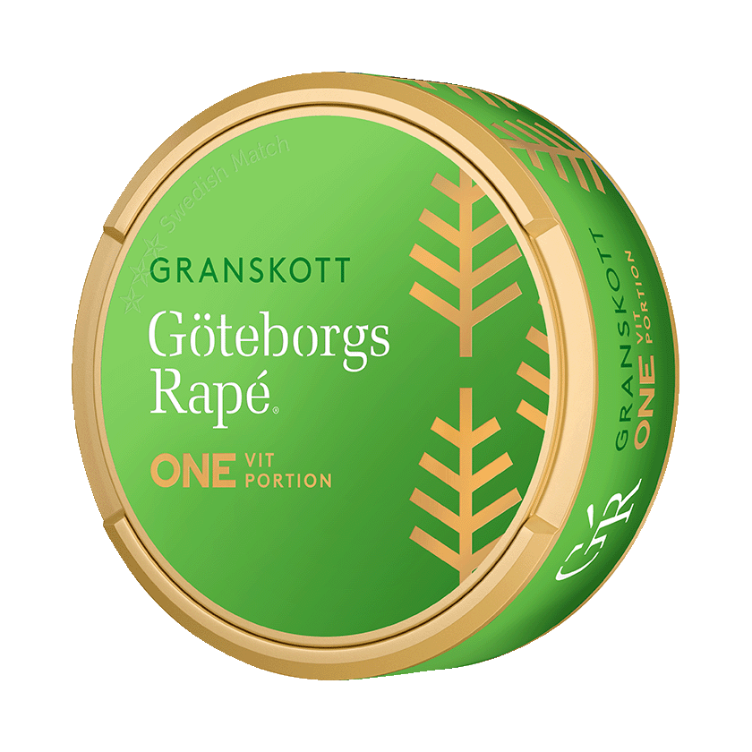 Göteborgs Rapé ONE Granskott Vit Portion