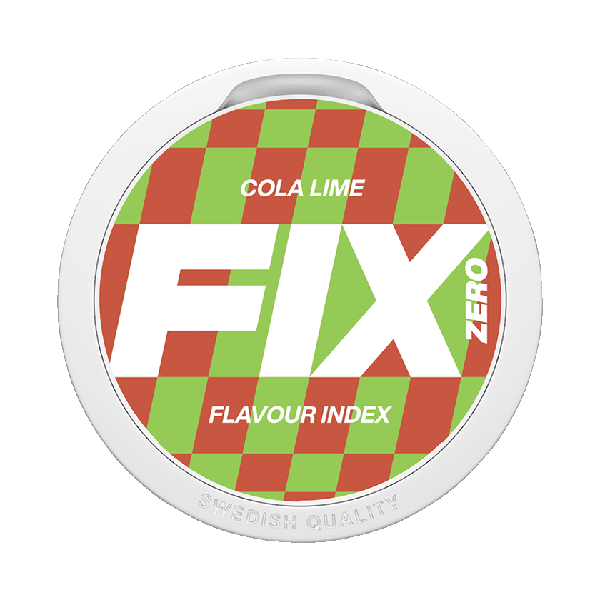 FIX Cola Lime Zero Nikotinfritt Snus