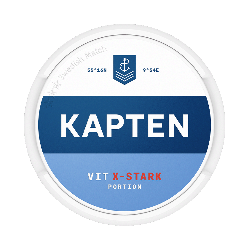 Kapten Vit Extra Stark Portion