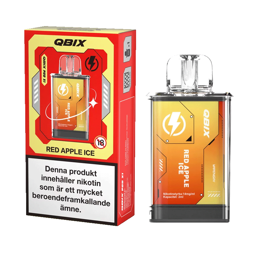 QBIX Pod Red Apple Ice