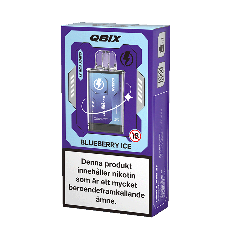 QBIX Pod Blueberry Ice