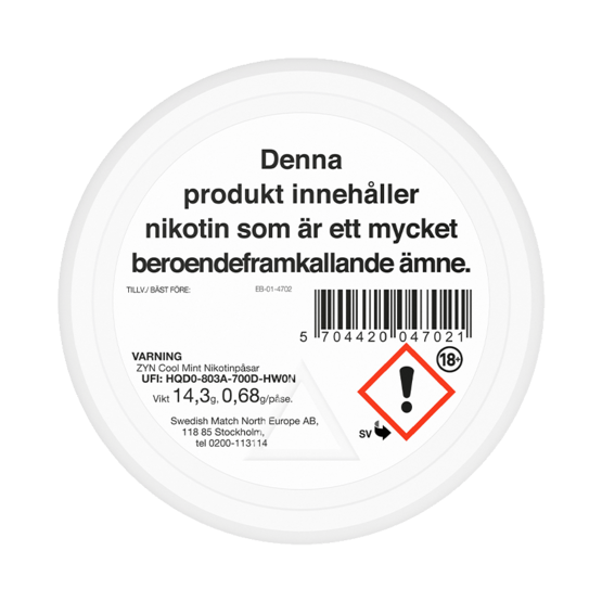 ZYN Cool Mint Slim Normal